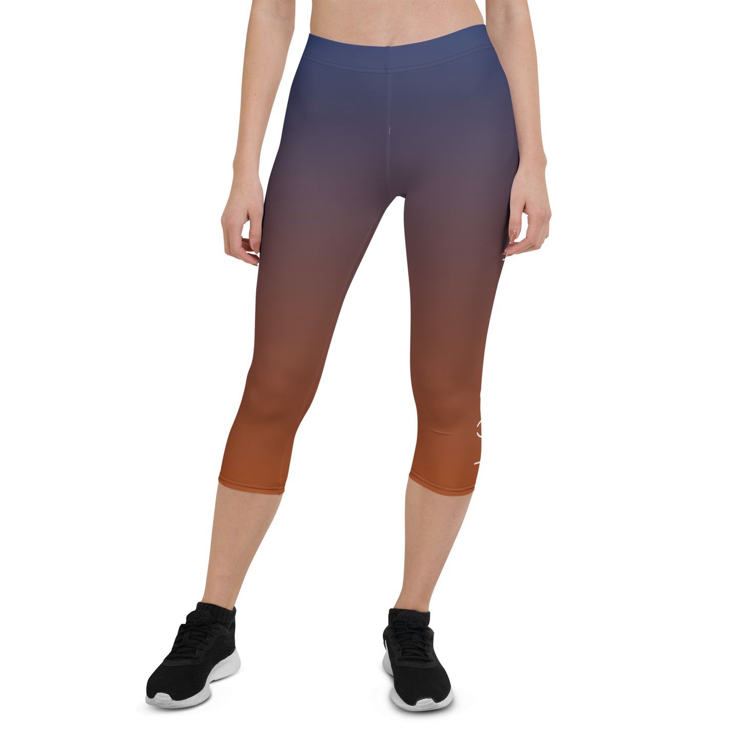 Ocean Bonfire Women's Capri Leggings - FLAKOUT