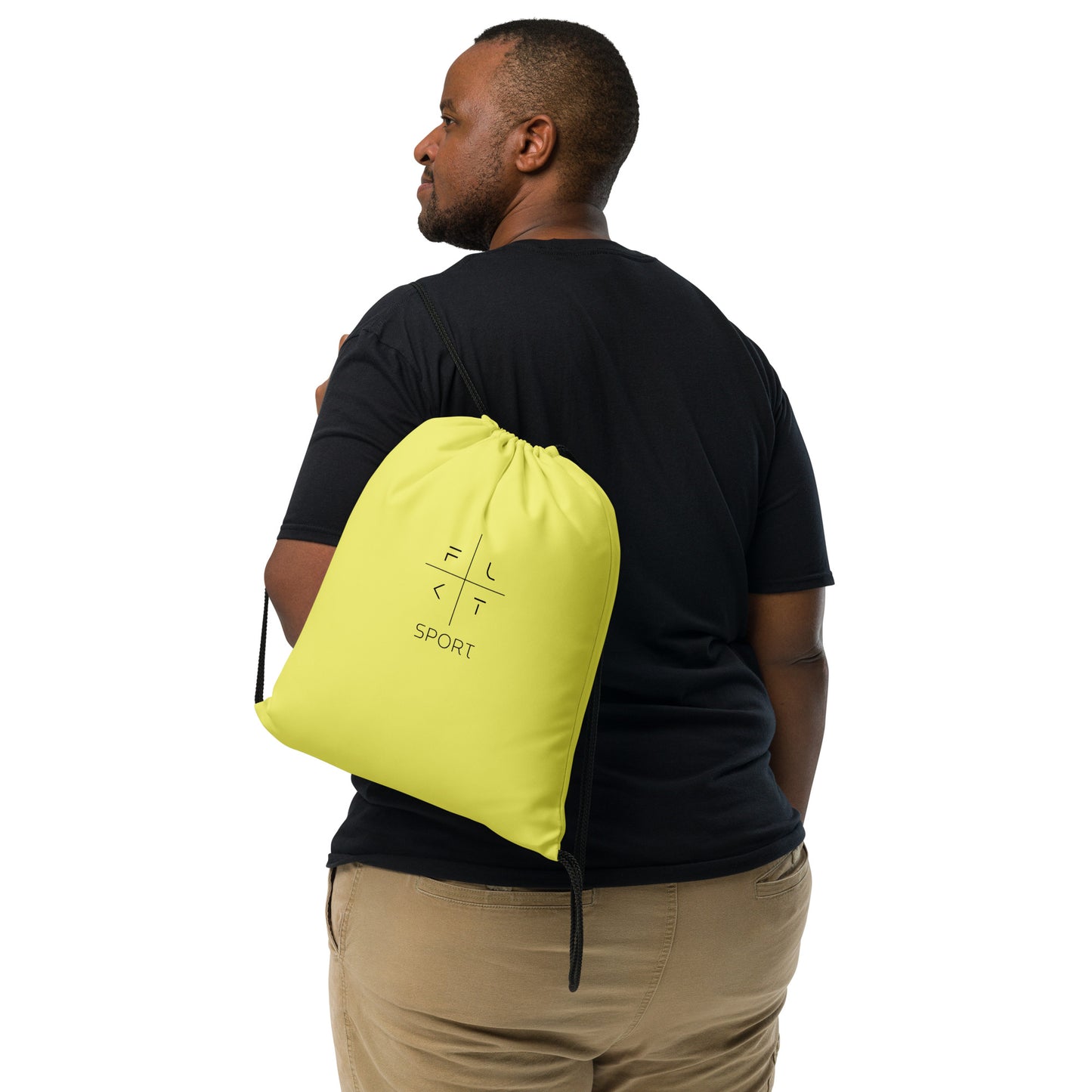 FLAKOUT Sport Unisex Drawstring Bag - Yellow - FLAKOUT