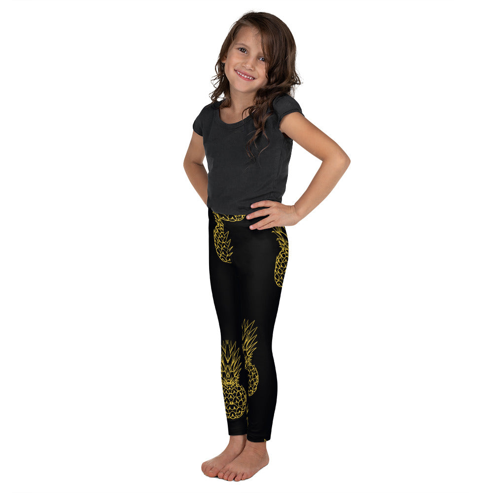 Pineapple Bliss Girl's Leggings - FLAKOUT