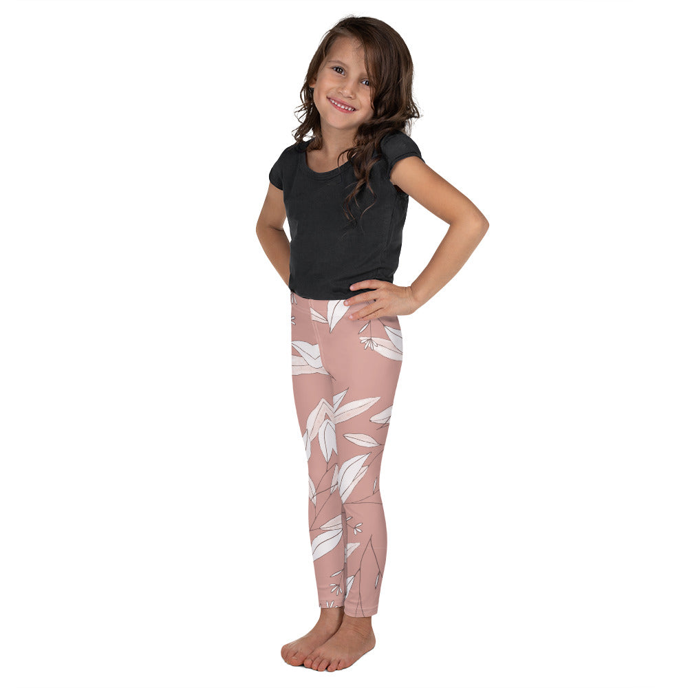 Feathered Finesse Girl's Leggings - FLAKOUT