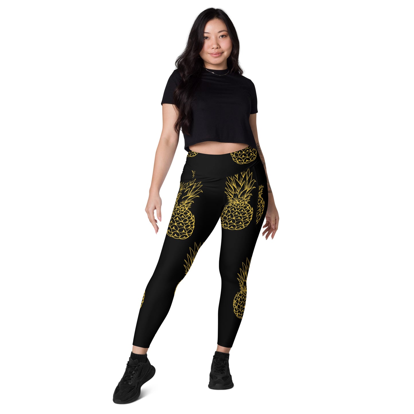 Pineapple Bliss Women's Leggings With Pockets - FLAKOUT