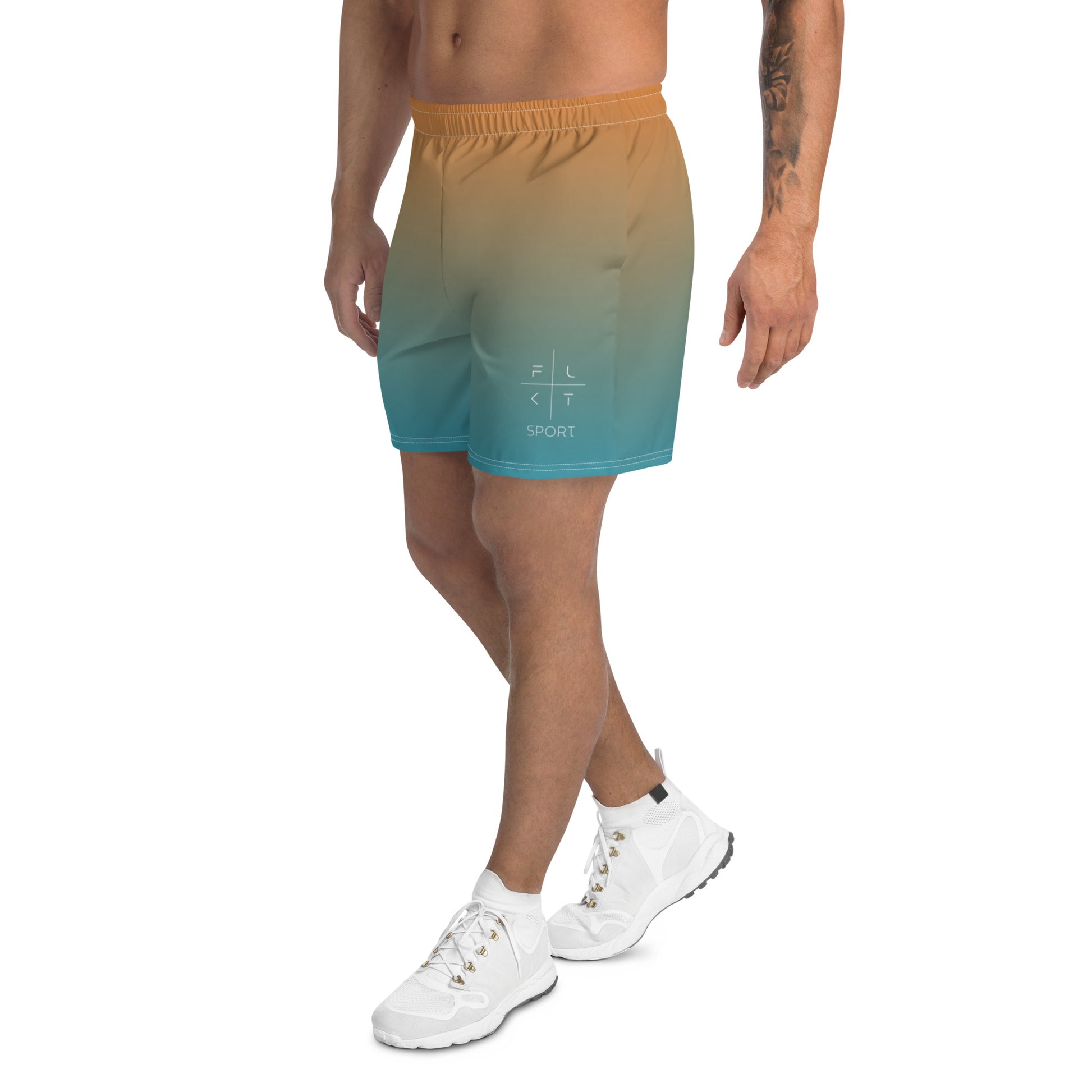 FLAKOUT Sport Peachy Keen Men's Recycled Athletic Shorts - FLAKOUT