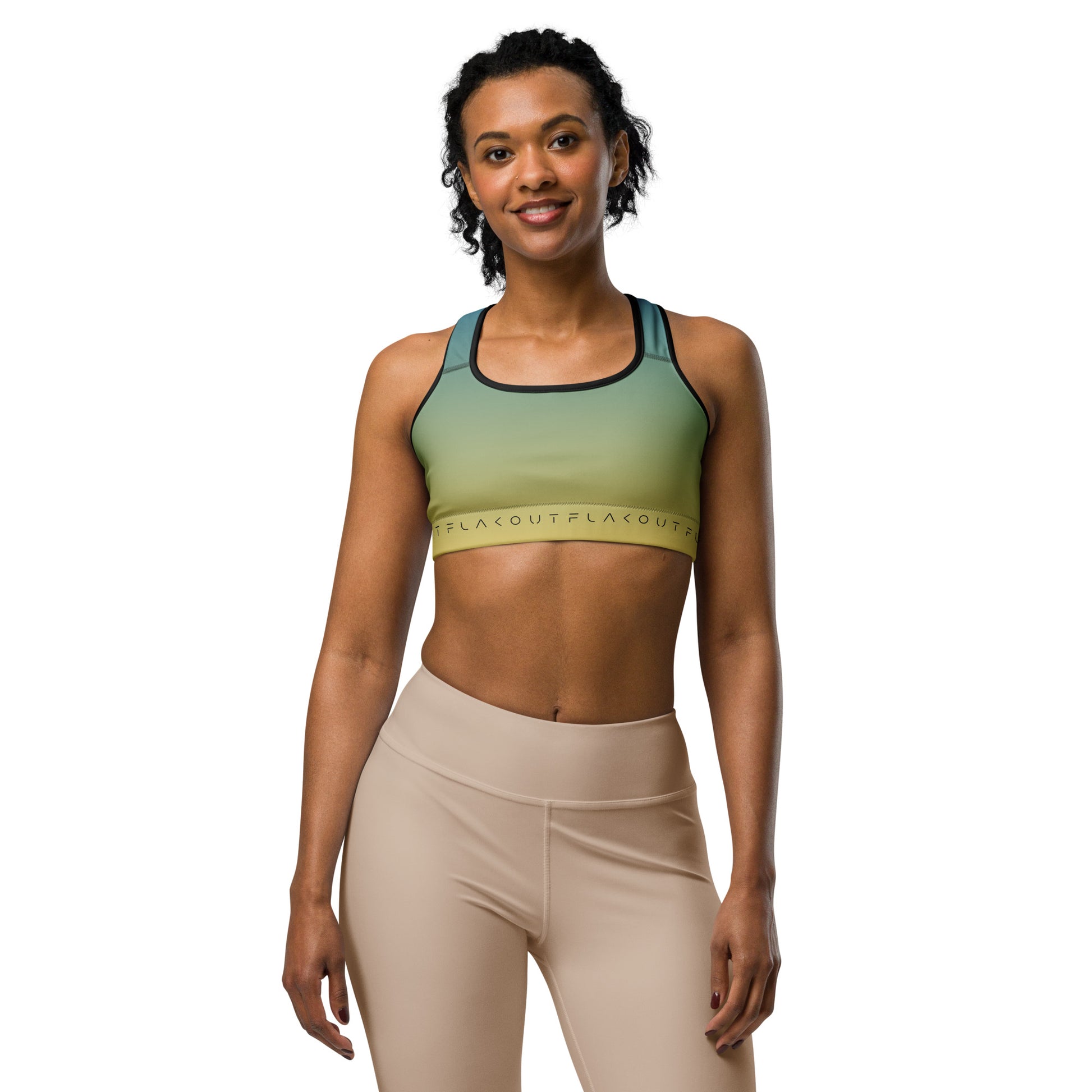 Oceanic Dawn Women's Sports Performance Bra - FLAKOUT