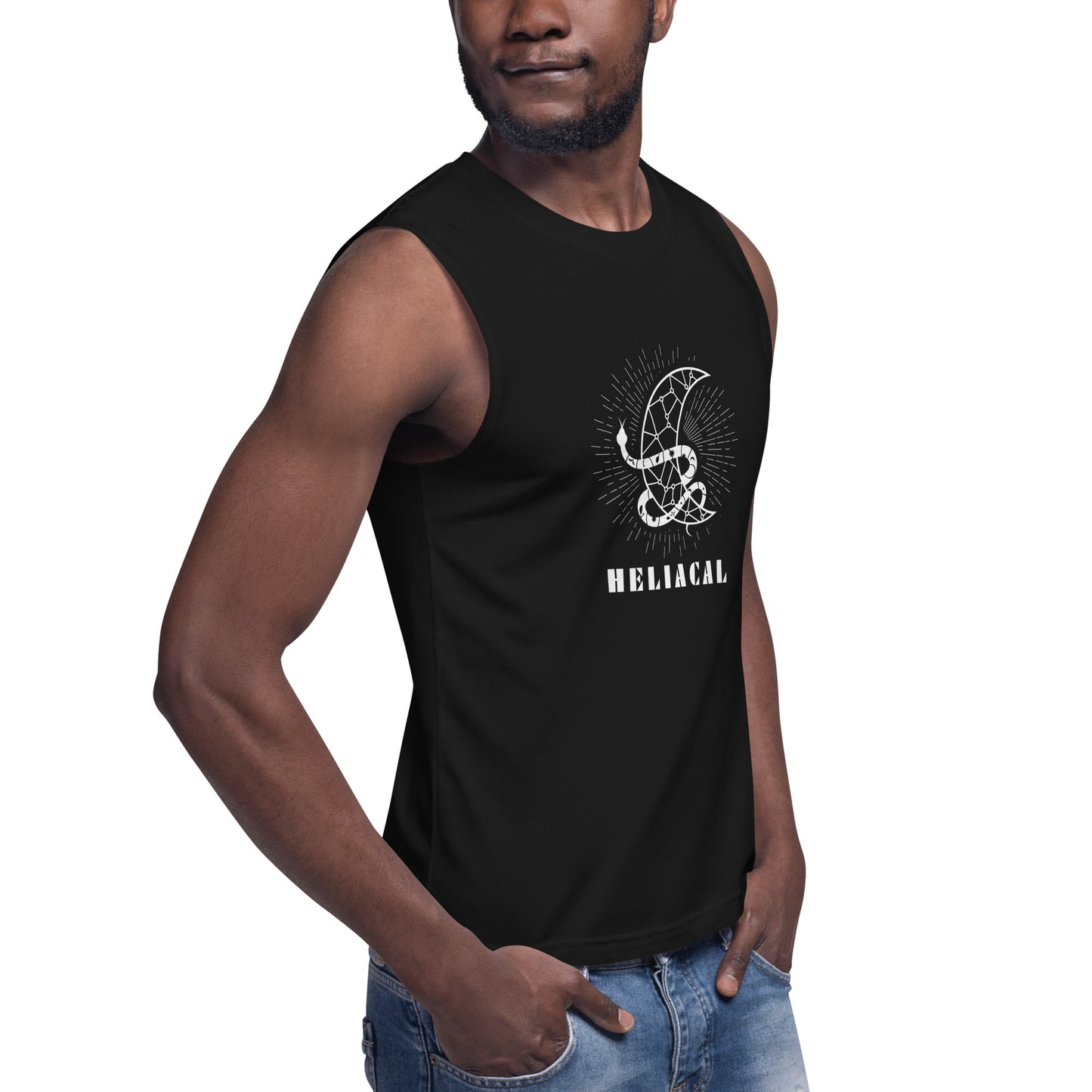 Celestial Heliacal Glow Muscle Shirt - FLAKOUT