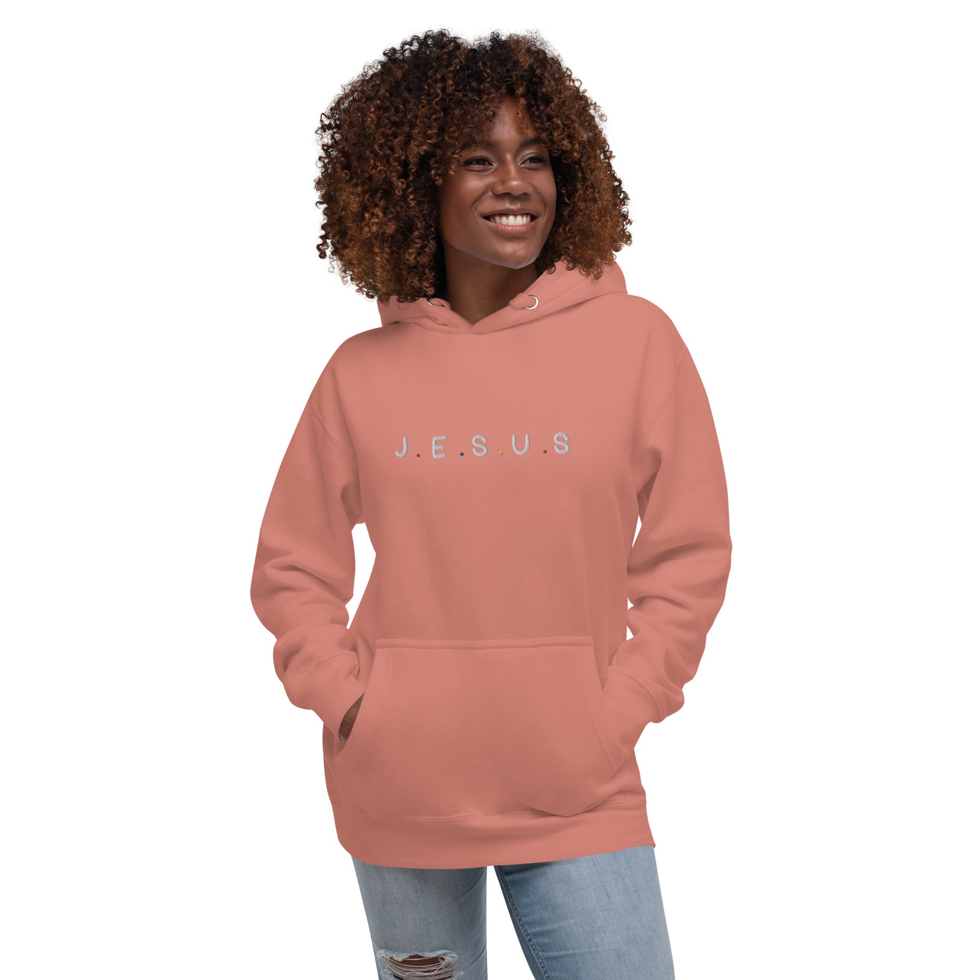 J.E.S.U.S Embroidered Unisex Hoodie - FLAKOUT