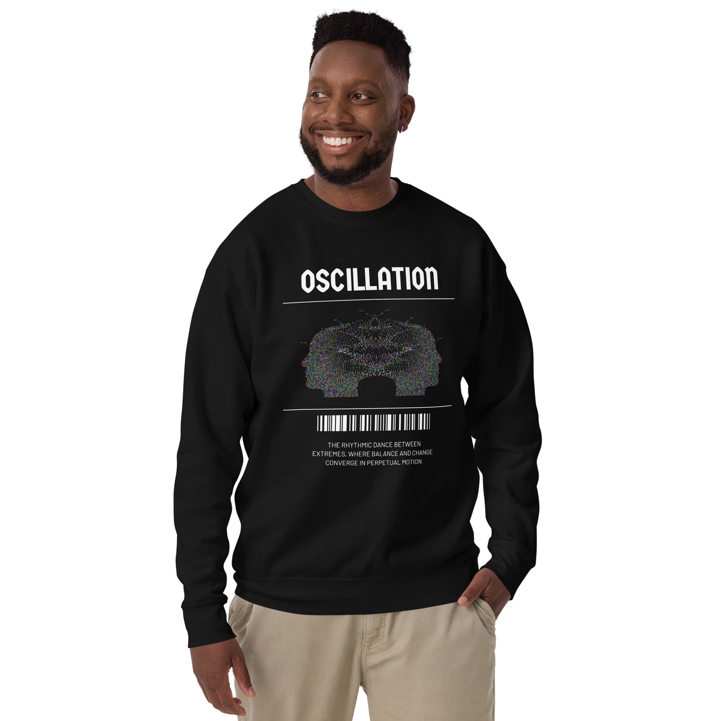 Oscillation Unisex Fleece Sweatshirt - FLAKOUT