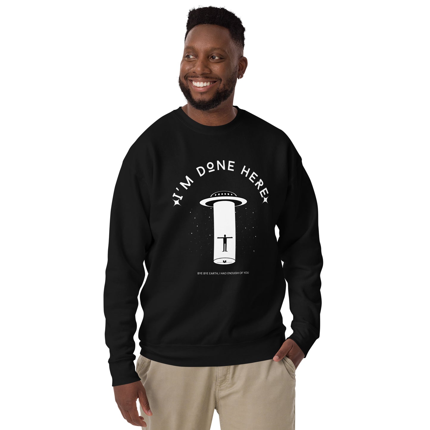 I'm Done Here Unisex Fleece Sweatshirt - FLAKOUT