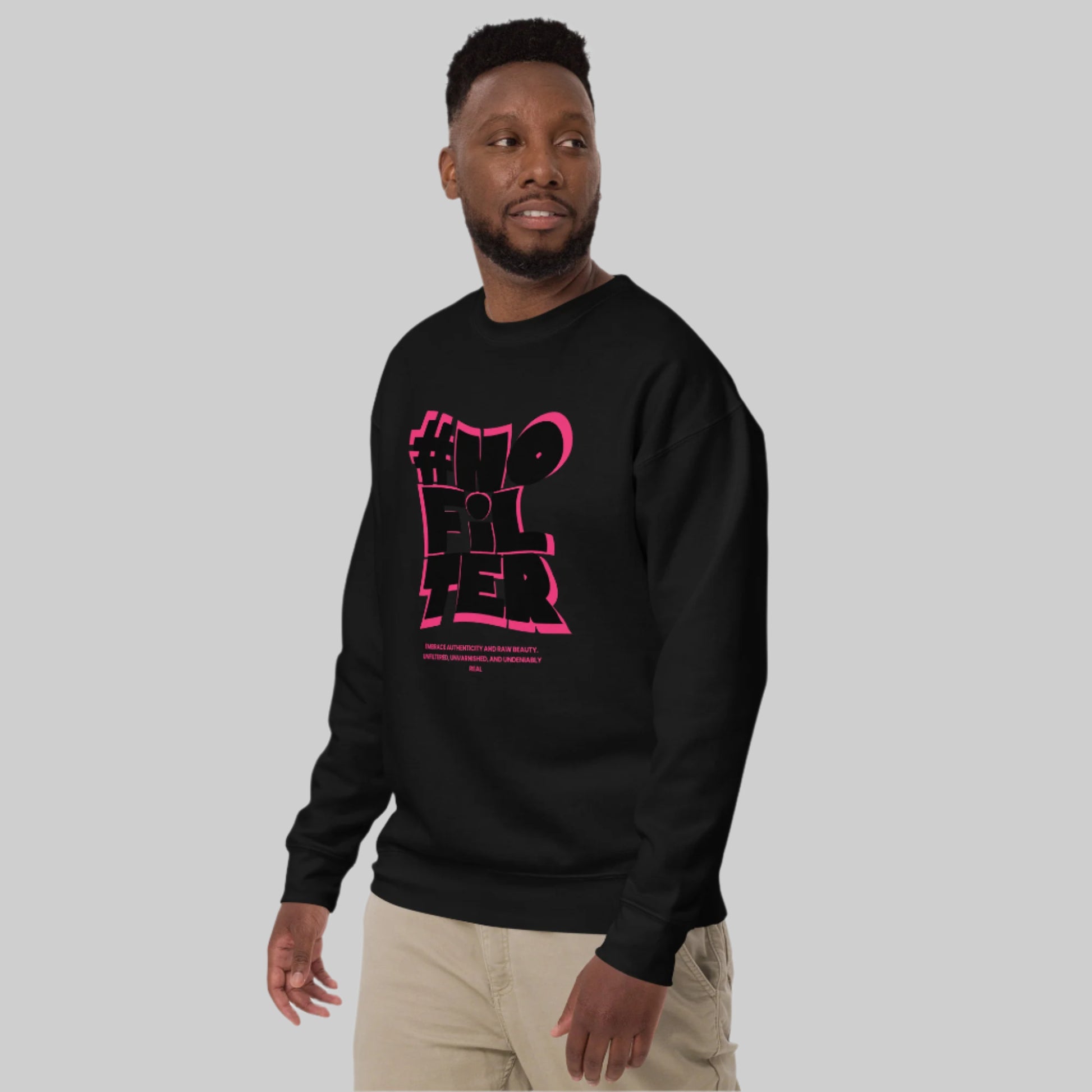 #NOFILTER Unisex Fleece Sweatshirt - FLAKOUT