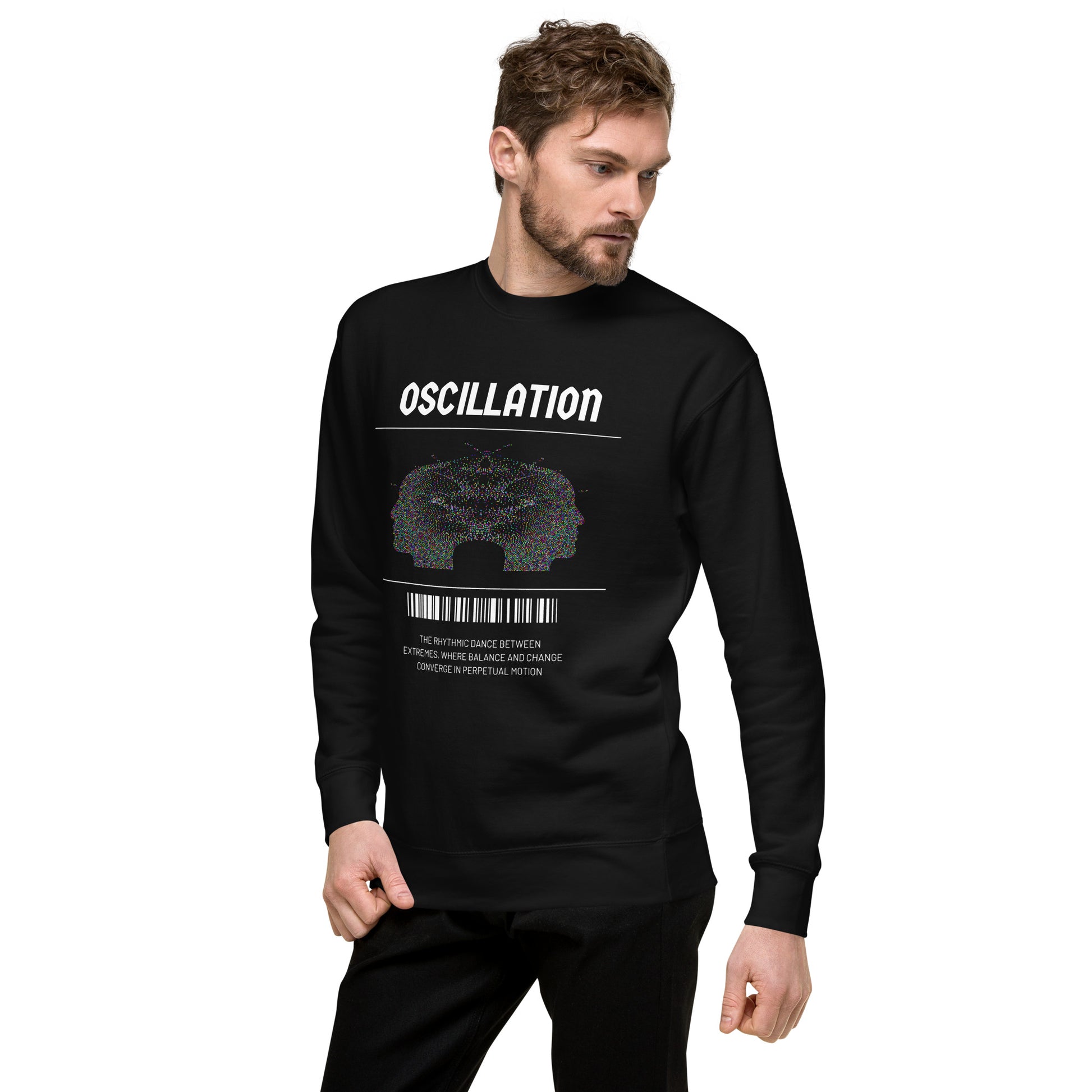 Oscillation Unisex Fleece Sweatshirt - FLAKOUT