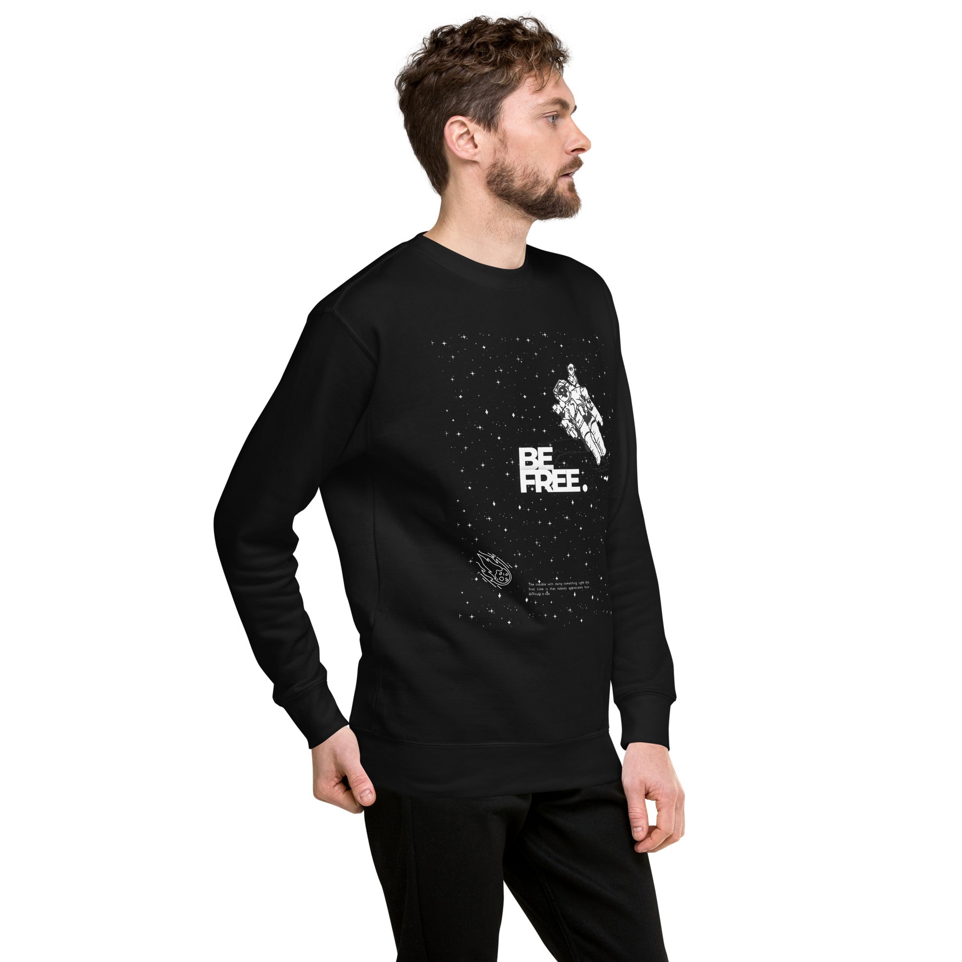 Be Free On Outer Orbit Sweatshirt - FLAKOUT