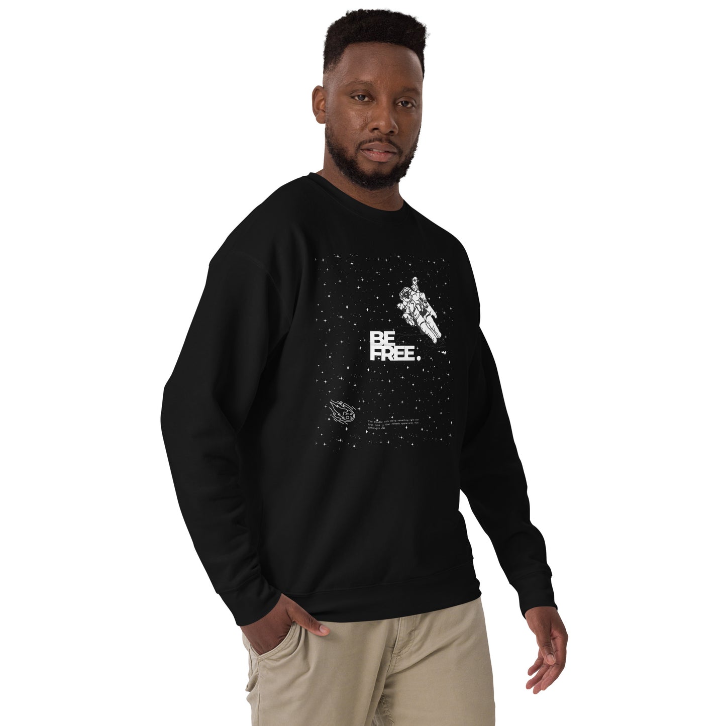 Be Free On Outer Orbit Sweatshirt - FLAKOUT