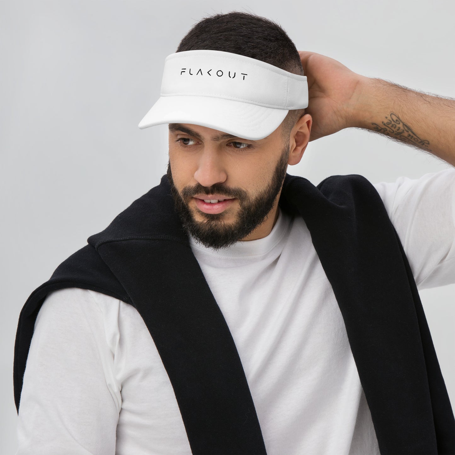 FLAKOUT Sport Unisex Visor - White