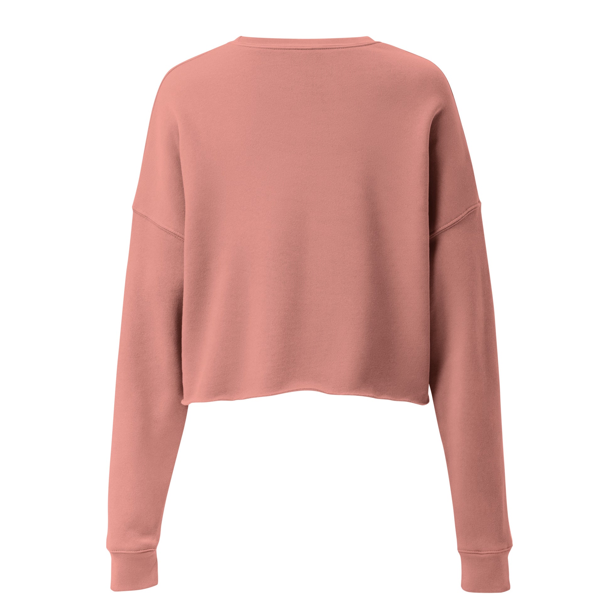 Astronaut Women's Crop Sweatshirt - Mauve - FLAKOUT