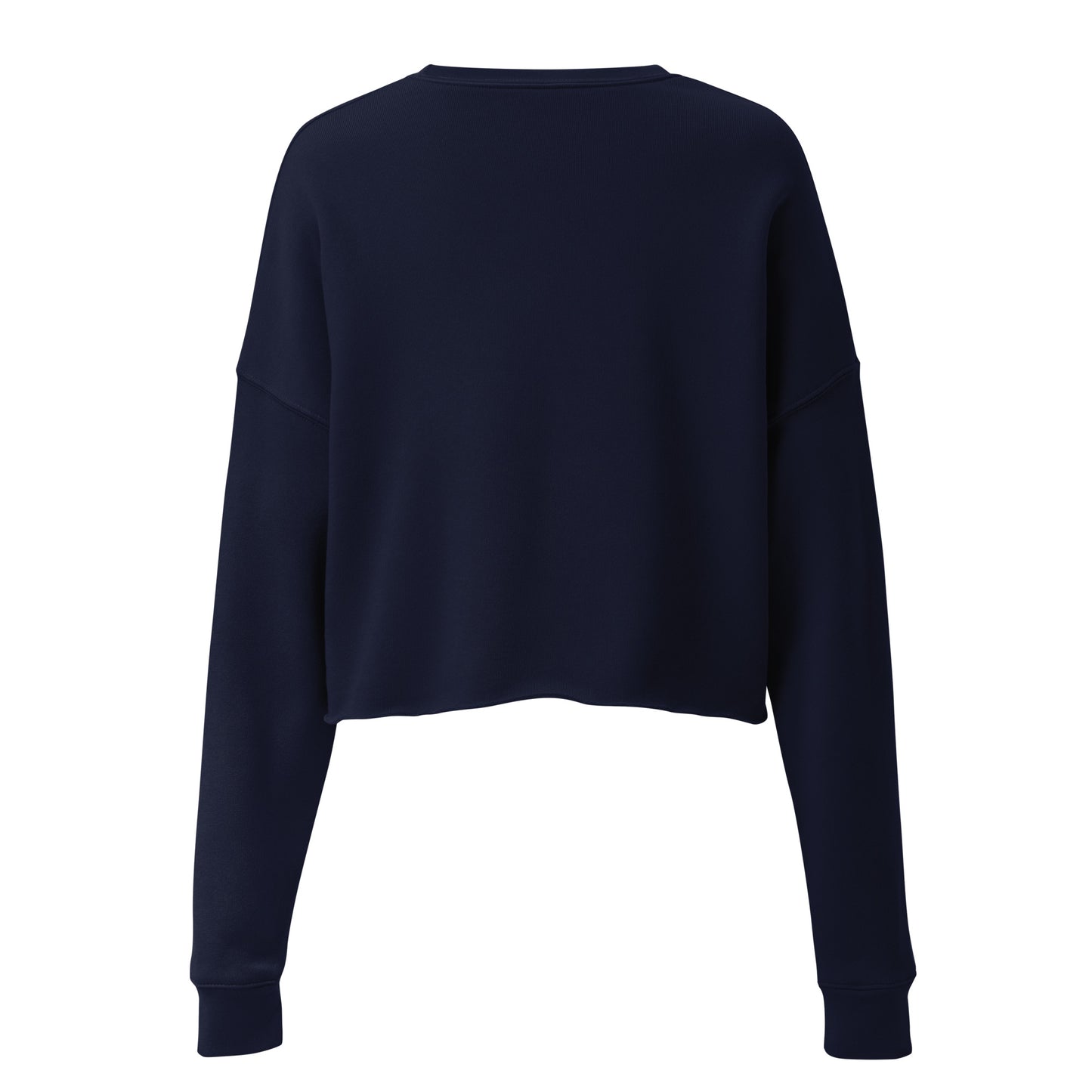 Astronaut Women's Crop Sweatshirt - Navy - FLAKOUT