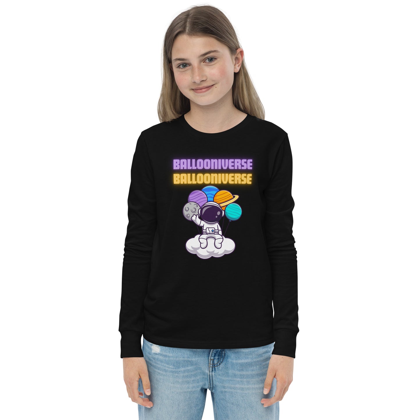 Ballooniverse Unisex Kid's Long Sleeve Tee - FLAKOUT