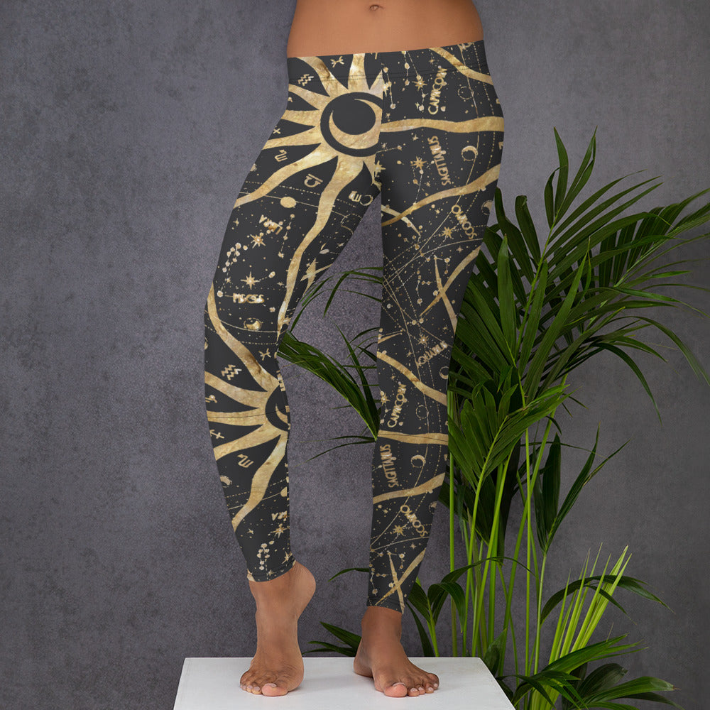 Women's Leggings Ancient Sun - FLAKOUT