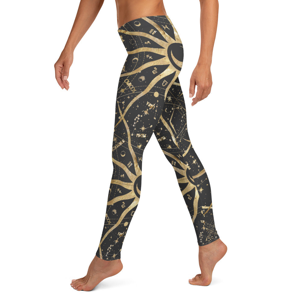 Women's Leggings Ancient Sun - FLAKOUT