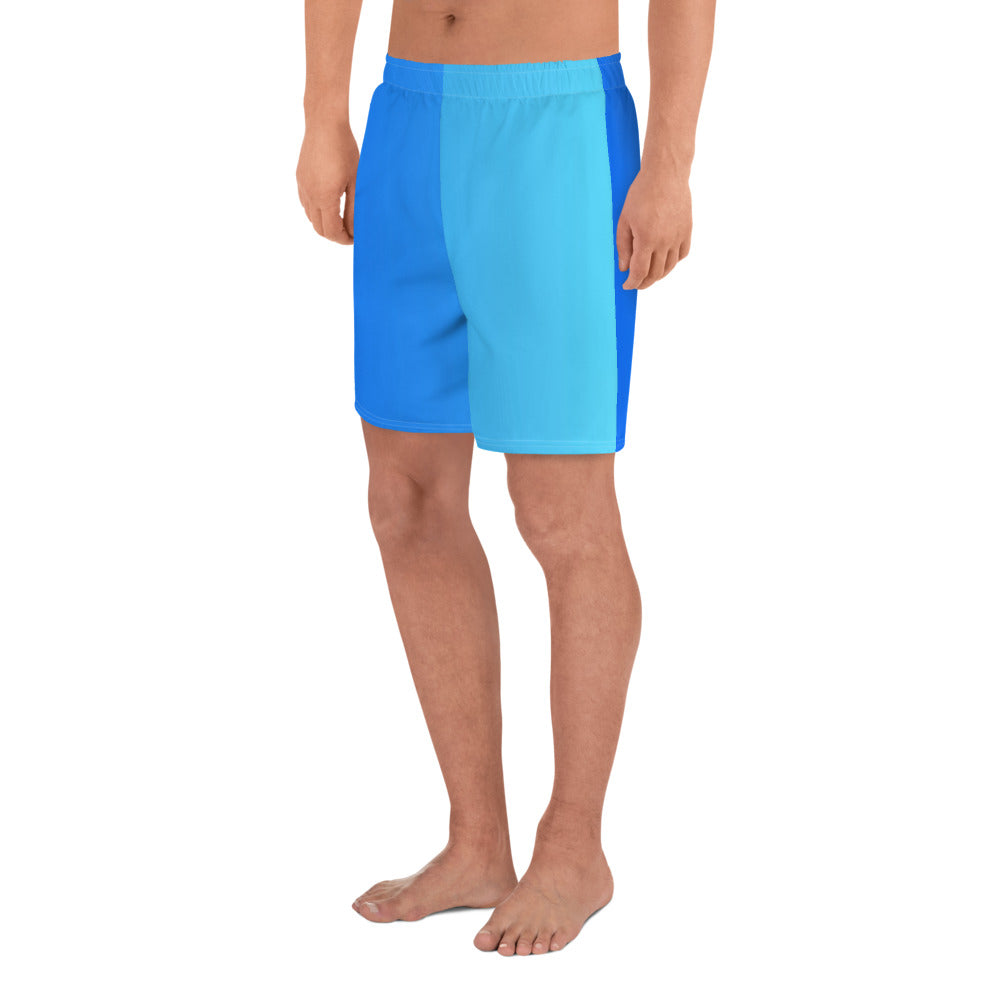 Breezy Azure Men's Swim - Athletic Shorts - FLAKOUT