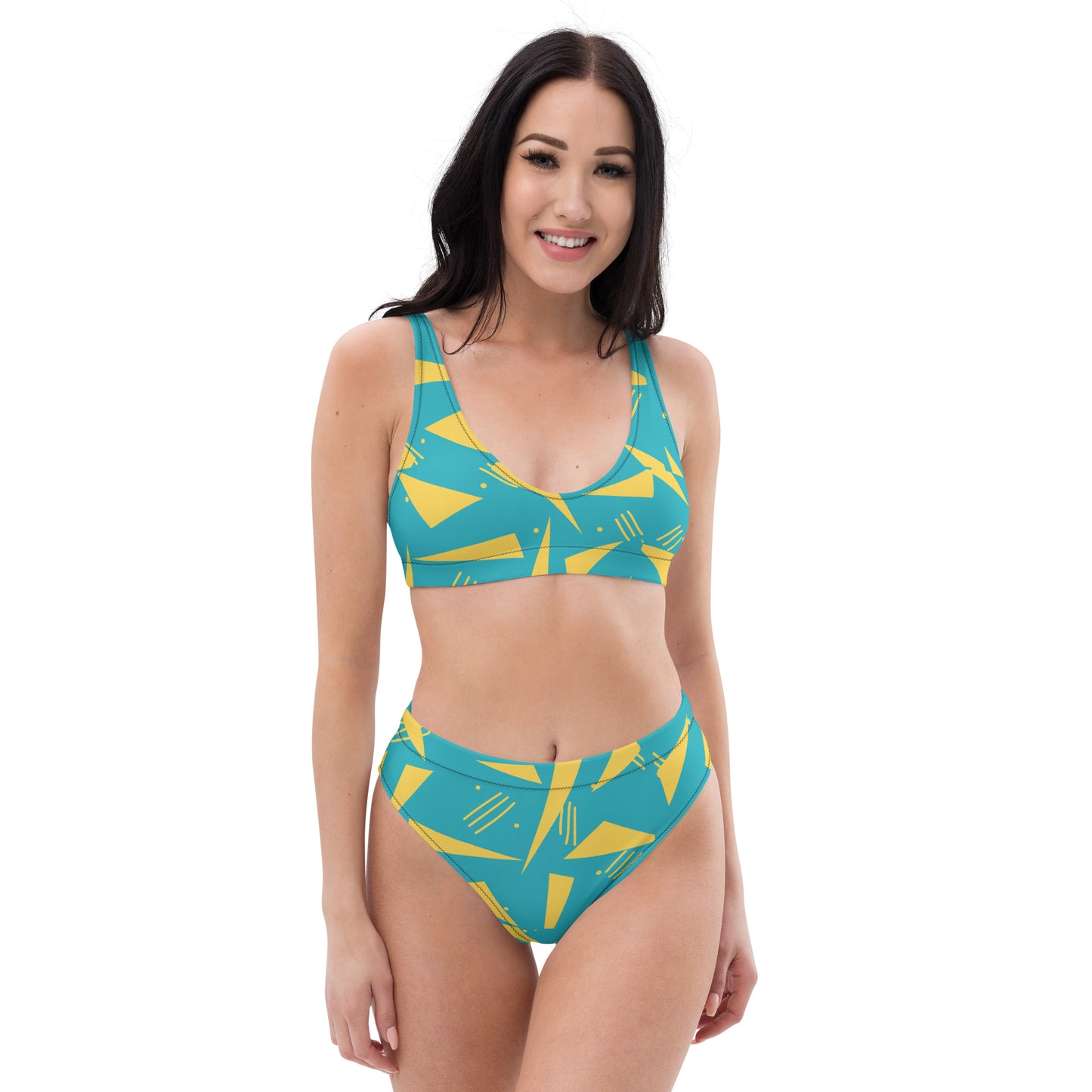 Women's High-waisted Bikini Triangles - FLAKOUT